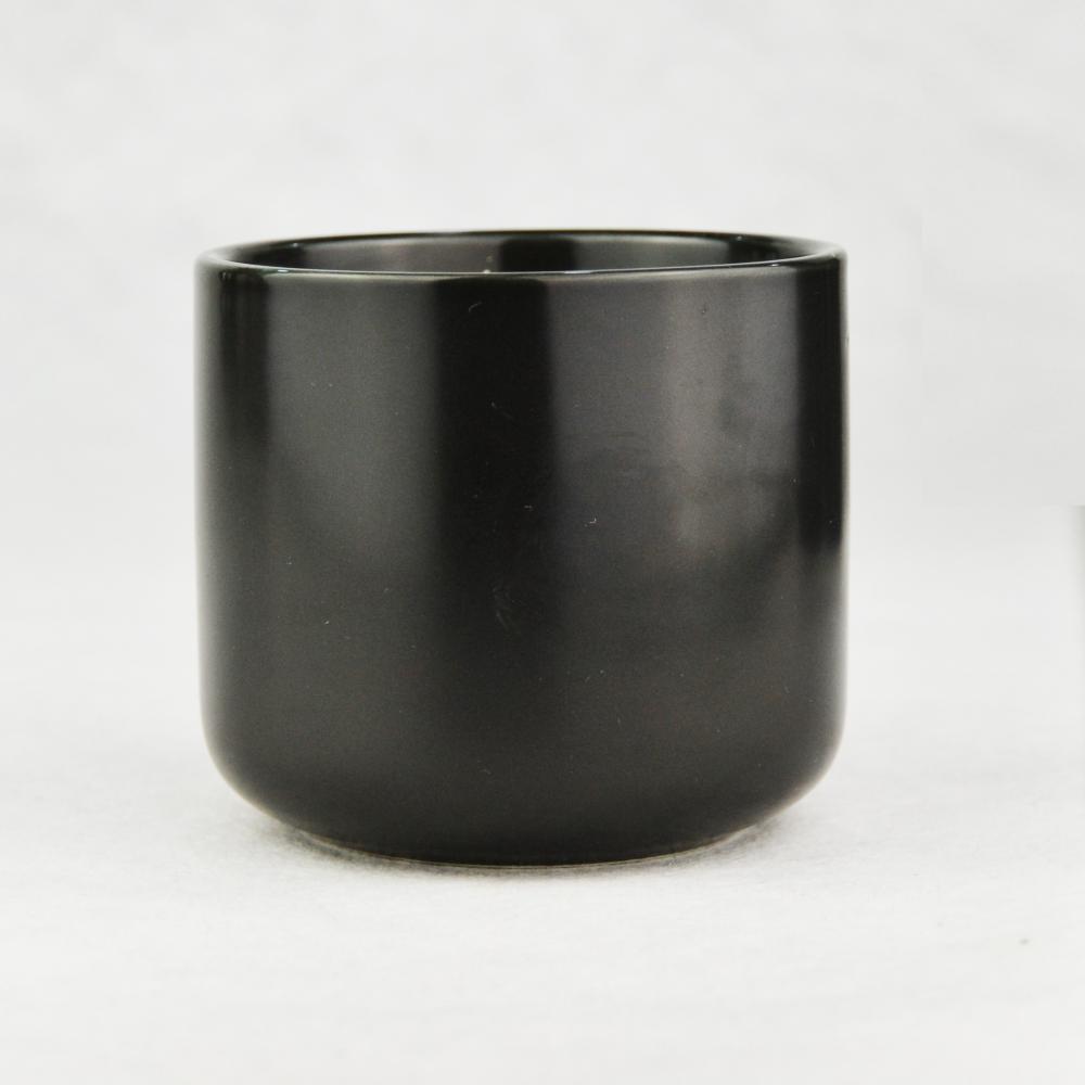 Velas de cerâmicas de cera de soja perfumada de luxo preto