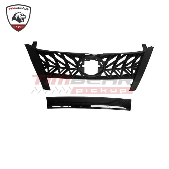 T*D Style Manufacturers Pickup Trucks Kits ABS Plastic Front Grill for Toyota Fortuner 2016-2020