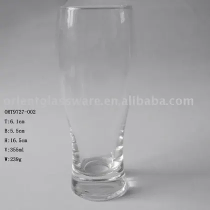 360ml Pilsner world cup beer glass cup