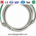 Cable blindado Cable de aluminio enclavado Cable de 600V Mc AC Bx Cable