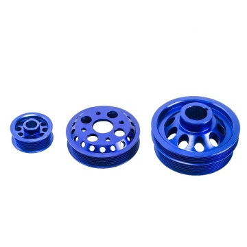 Light-Weight Crank Pulley for Nissan Skyline Z33, 350Z Fairlady, 350GT V35 (2002-2006) Blue