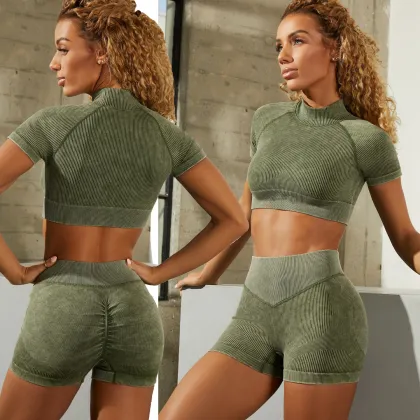2024 New Design Free Match Fitness Yoga Outfit - 6pc Workout Yoga Suit Set