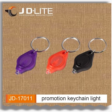 1 LED promotion small keychain led light with Multi-keychain flashlight