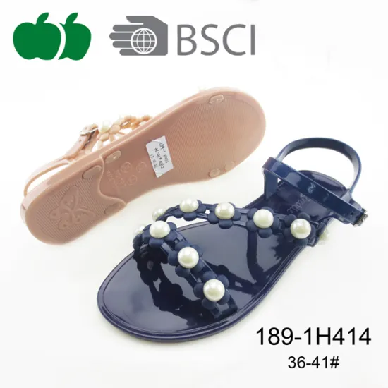 High Quality Fashion Style New Jelly Pvc Sandals Shoes