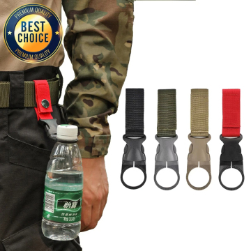 Gear outdoor: fibbia di cinghia, gancio e accessori per cassabinatore per bottiglie d'acqua, cinture, zaini e campeggio
