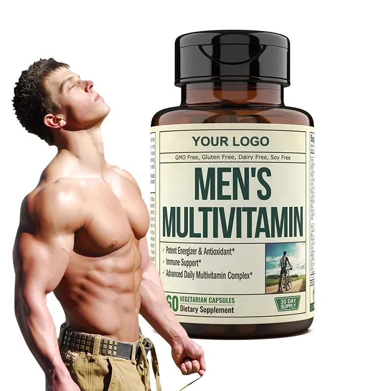 OEM/ODM Multimineral Multivitamin Supplement Food Complex Vegetarian Joint Support Multivitamin Capsules for Men