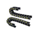 Non-opening cable drag chains for CNC machine