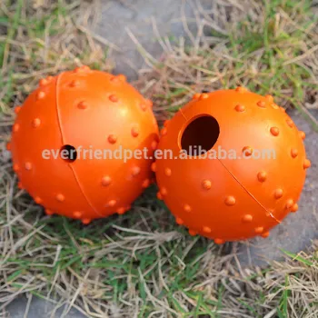 Pet Products Dog Toys Dog Dental Rubber Chew Toys with Small Bell Inside