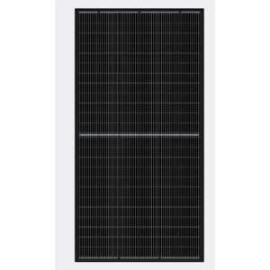 Painel solar totalmente preto de 450w com corte parcial