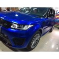 Royal Blue Car Vinyl Wrap Farbverschiebung Dehnung