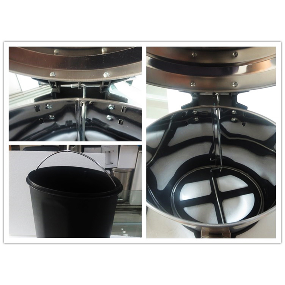 stainless steel pedal bin