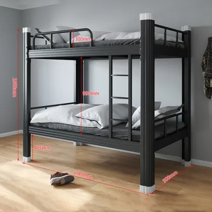 Student Dormitory Beds: Bunk Beds, Iron Frames, and Double Profiles