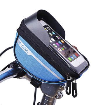 Water-Resistant MTB Bike Handlebar Bag with Touch Screen