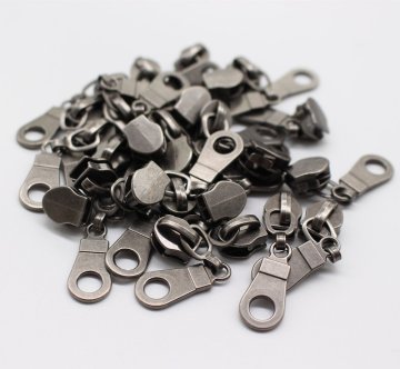Brass Zipper Alloy Slider #13 Black