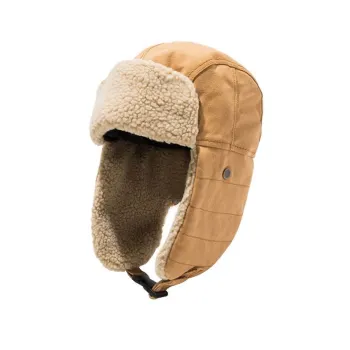 Winter Unisex Outdoor Thick Windproof Waterproof Warm Polyester Earflap Trapper Bomber Hat