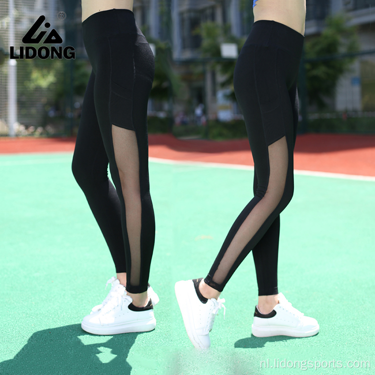 Groothandel mode ademende compressie yoga leggings