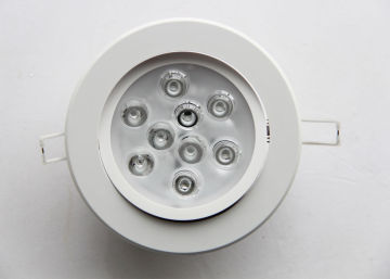 880lm Luminous Flux 50-60hz 9w Dimmable Led Downlights Ip20 For Show Windows