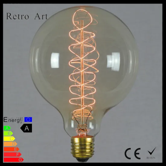 Retro globe Edison Lamp G125 40W antique Incandescent filament Light Bulb