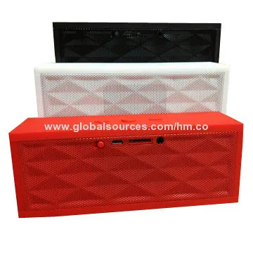 Wireless Portable Stereo Mini HiFi Bluetooth Speaker, Jambox Style, Outdoor Subwoofer Loudspeakers