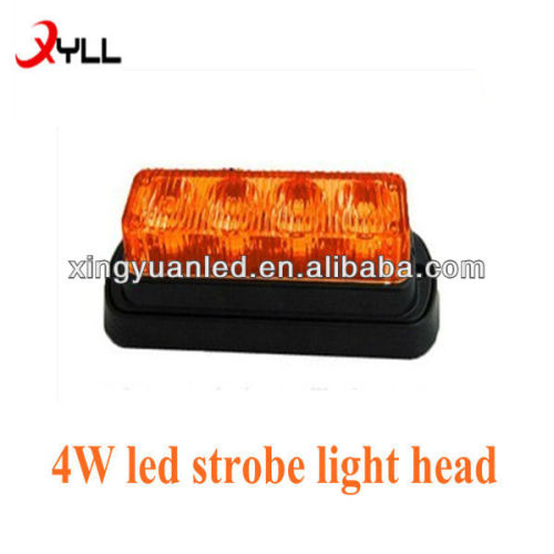 led emergency strobe light/DC12V led grill strobe light head/Led extension light amber,red,blue,Amber,white