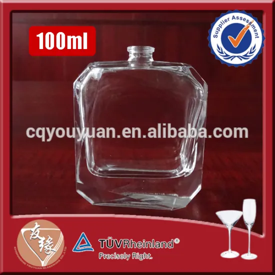 10cl original brand beautiful empty crystal clear sodalime glass luxury perfume bottle wholesale