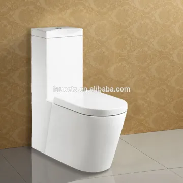 Freestanding White Glazed Ceramic Sanitary Ware WC Toilet