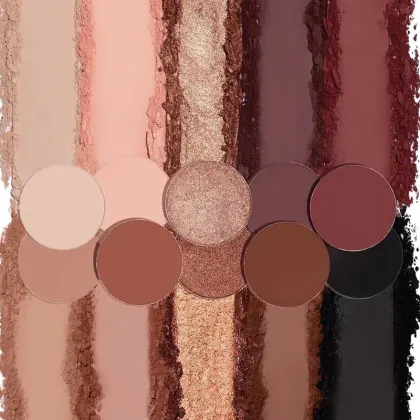 Brown Vegan Pink Eyeshadow Palette - Private Label Nude Matte Eyeshadow Palette