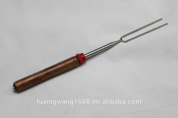 Stainless Steel BBQ Barbecue Skewers Needle Utensil EXTRA LONG METAL BBQ Fork