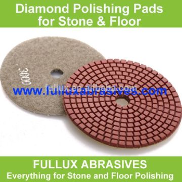 premium quality 4" Stone Polishing Pad for coutnertop edge polishing