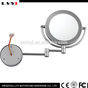 Factory sale oem design round wall-mounted magic led mirror