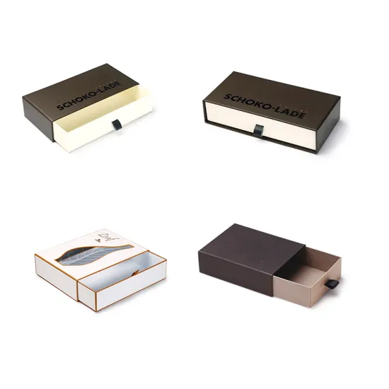 Luxury gift Sliding drawer paper box