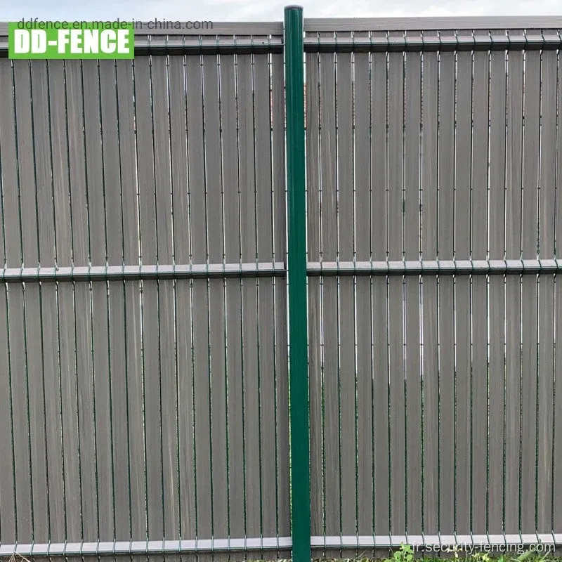Panneaux de clôture de jardin en PVC extérieurs durables pour l'intimité