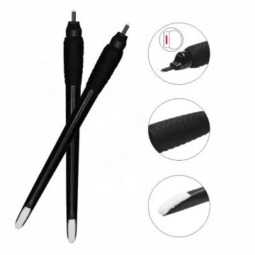 Professional Microblading Tool Set: 14F 18U Blades, 0.15mm & 0.18mm Semi-Permanent Eyebrow Pen with Disposable Handle