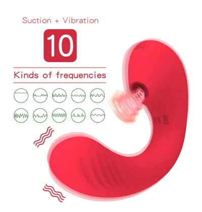 Female Suction Vibrating Wand for Pleasure