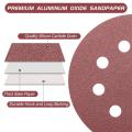 Round Sanding Disc 120-Grit Aluminum Oxide 5-Inch 8-Hole