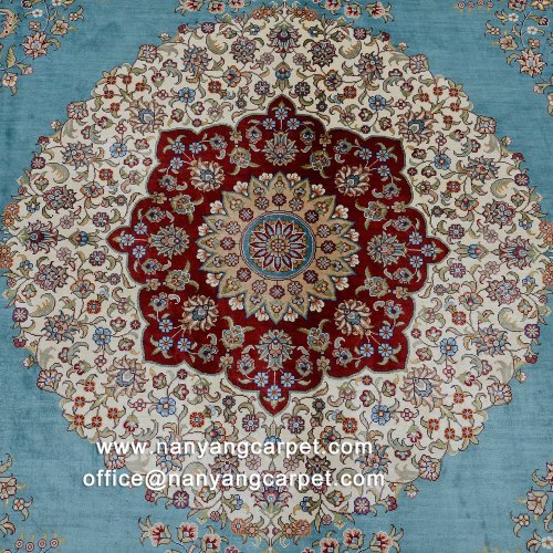 6'x9' Oval Handwoven Traditional Tabriz Iranian Rug, High Quality 6'x9 ...