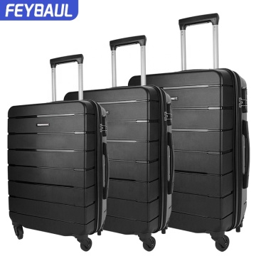 High-end PP luggage sets luggage travel bags trolley suitcase sets