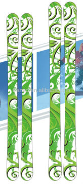 kids child junior skis wood core alphine downhill skis