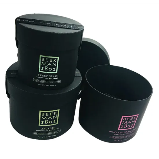 round gift packaging paper tube box for Tea