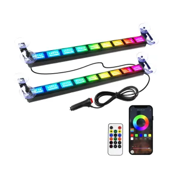 64 Colors Changing LED Warning Strobe Light Bar for Truck
