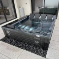 Modern design 3 person outdoor jacuzzi tub