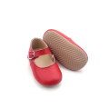 Scarpe rosse da bambina Mary Jane eleganti