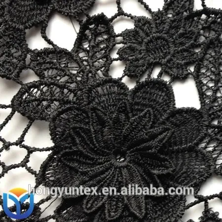 2016 Latest Top Quality Water Soluble Lace Fabric