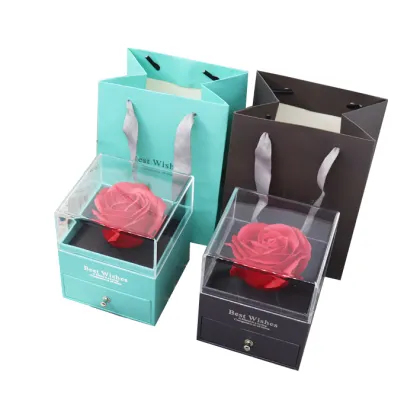 Wholesale Clear Acrylic Plexiglass Flower Display Box - Eternal Flower Box