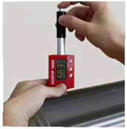 Hartip1800 Portable Hardness Tester Hrc / Hrb / Hb Hardness Scale 400k Memory Capacity