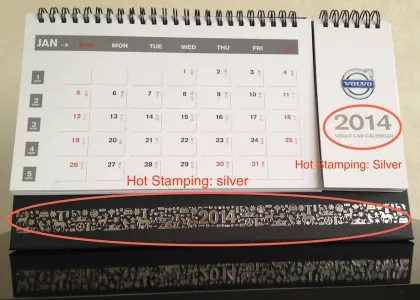 Hot Stamping Foil for 2015 Greeting Card Kurz Gold Foil