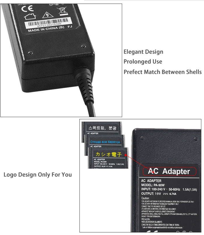 90w ac adapter for hp computer