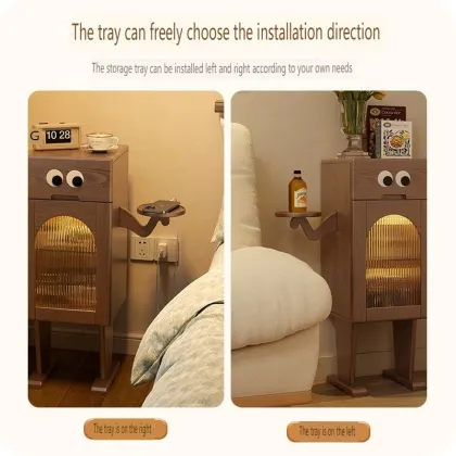 Cute Robot Bedside Table for Children's Room