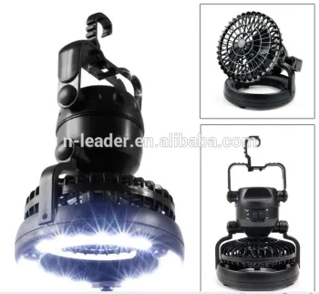 Camping Fan with LED lights,manufacturer ourdoor fan with led lighting camping light