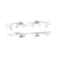 Ford P 24224 N এর জন্য সামনের ব্রেক প্যাড